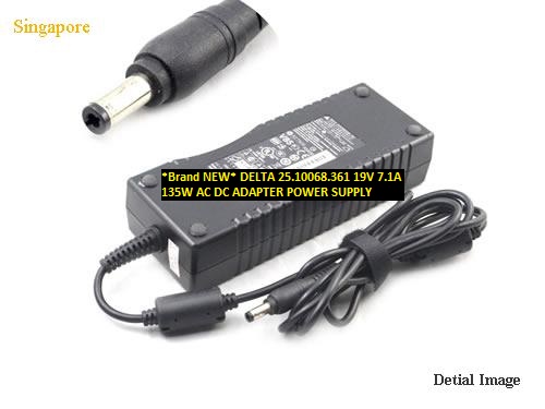 *Brand NEW*5.5 x 2.5 mm AC DC ADAPTER DELTA 19V 7.1A 135W 25.10068.361 POWER SUPPLY